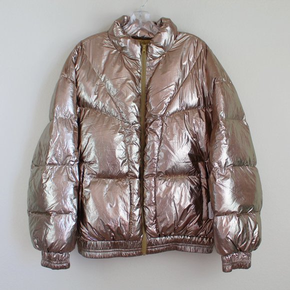 NWT ISABEL MARANT ÉTOILE Kristen Metallic Jacket - Picture 3 of 10